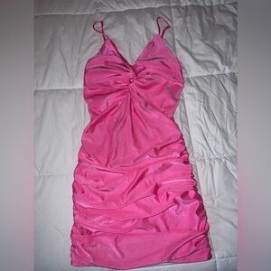 Pink mini dress size small